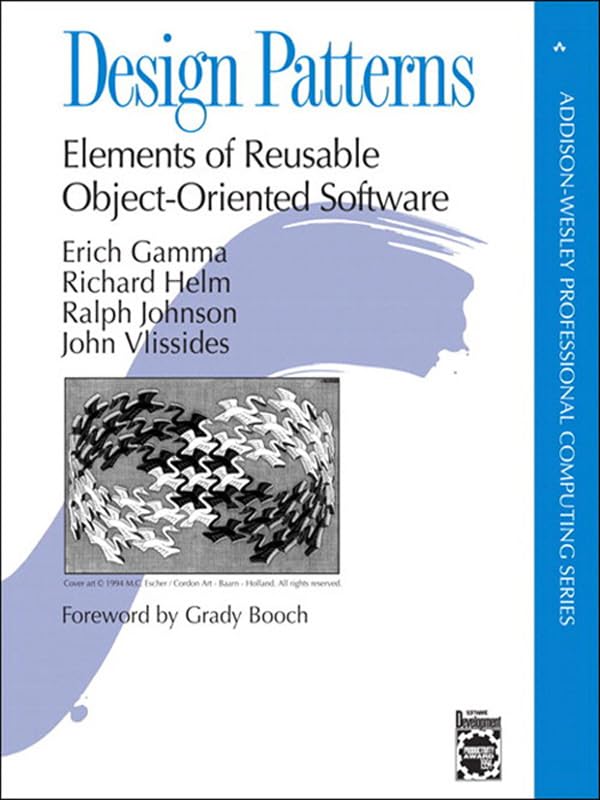 Design Patterns: Elements of Reusable Object-Oriented Software book cover