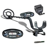 Bounty Hunter Tracker IV Metal Detector for Adults & Kids – Gold & Silver Finder with Waterproof 8" Coil, 3 Detection Modes, Easy to Use, Lightweight, Includes Digger & Pouch – Made in USA
