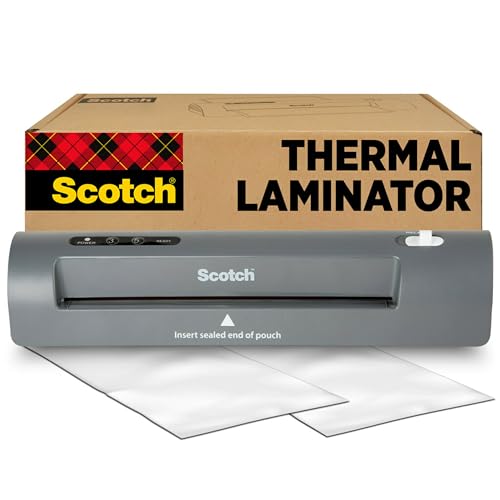 Scotch Thermal Laminator, 2 Roller System for a Professional Finish, Use for Home, Of