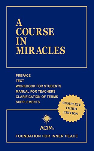 A Course in Miracles book cover