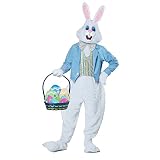 California Costumes Deluxe Adult Easter Bunny Costume White