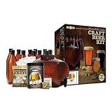 Mr. Beer - Craft Beer Making Kit (2 Gallon) Complete DIY Home Brew Set | Beer Making Kit for Beginners Everything Included | Reusable 25 oz Bottles | 2 Gallon Keg | Golden Ale