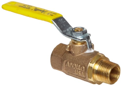 Apollo 70-801-01 1/4-inch Bronze MNPT x FNPT Ball Valve