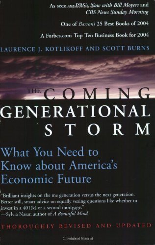 The Coming Generational Storm: What You Need to Know about America's Economic Future book cover