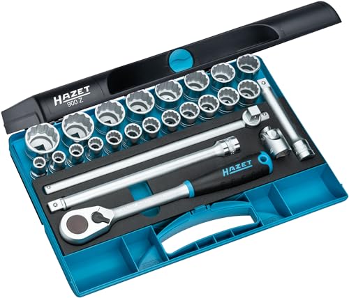 Steckschlüssel-Satz 900Z 1/2" 25-tlg, mit Umschaltknarre