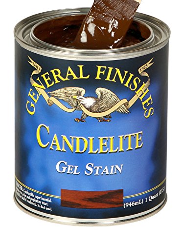 General Finishes Oil Base Gel Stain, 1 Quart, Candlelite