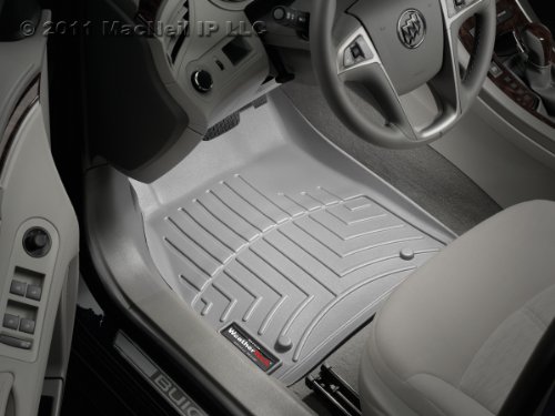 WeatherTech FloorLiner, 2009-2010 Ford F-150 / 2010 SVT Raptor 1st Row, Grey (461791)