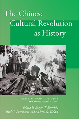 The Chinese Cultural Revolution as History book cover