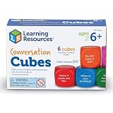 Learning Resources Conversation Cubes Ages 6 Foam Cubes For