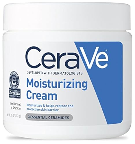CeraVe Moisturizing Cream | Body and Face Moisturizer for Dry Skin | With Hyaluronic Acid and Ceramides — 22% Off at Amazon (September 2026)