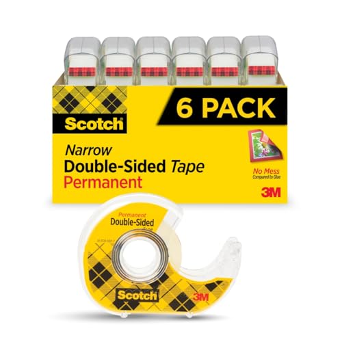 Scotch Permanent Double Sided Tape, Card Making and Holiday Scrapbooking Supplies, Al