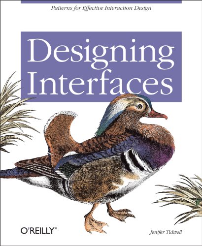 Designing Interfaces: Patterns for Effective Interaction Design book cover