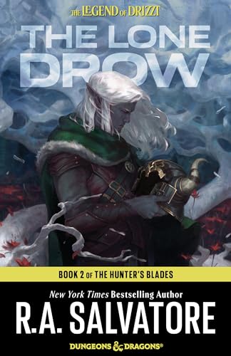 The Lone Drow (Forgotten Realms: Hunter's Blades, #2; Legend of Drizzt, #15) book cover