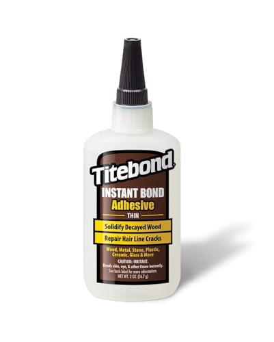 Titebond Instant Bond Wood Adhesive, Thin Viscosity (2 oz)