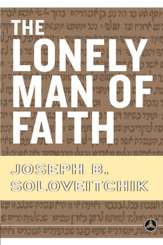 The Lonely Man of Faith book cover
