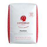 Coffee Bean Direct Hazelnut Flavored, Whole Bean Coffee, Smooth Nutty Flavor, Light Roast, 5 Pound Bag (Pack of 1)
