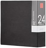 CD＆DVDファイルケース ブックタイプ 24枚収納 ブラック BSCD01F24BKの書影