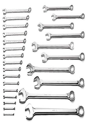 Wright Tool 726 26-Piece SAE Combination Wrench Set