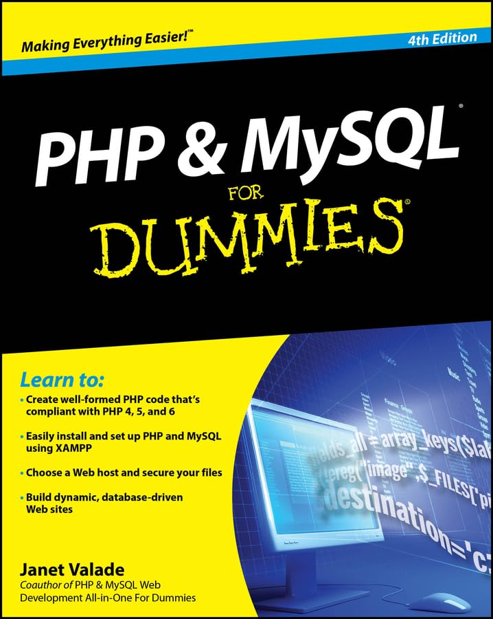 PHP & MySQL For Dummies book cover