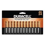 Duracell Coppertop AA Batteries, 24 Count, 12-Year Shelf…