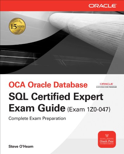 OCA Oracle Database SQL Certified Expert Exam Guide (Exam 1Z0-047) (Oracle Press) book cover