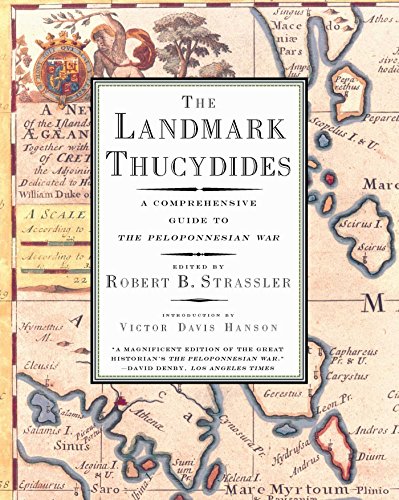 The Landmark Thucydides: A Comprehensive Guide to the Peloponnesian War book cover