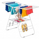 Honey-Can-Do Heavy-Duty Foldable Laundry Drying Rack – Portable Shoes & Clothes Rack for Indoor & Outdoor Use, Space-Saving Design, Easy ...