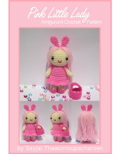 Pink Little Lady Amigurumi Crochet Pattern book cover