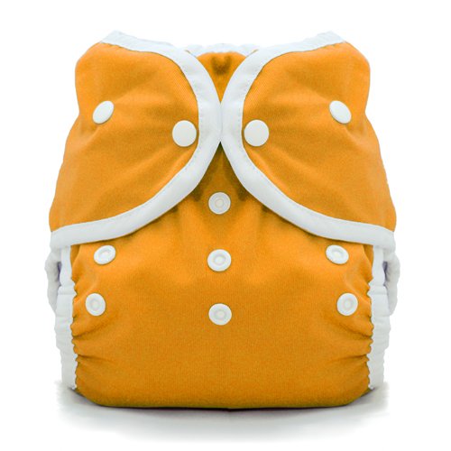 Thirsties Duo Wrap Snap, Mango, Size Two