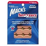 Mack S Snoozers Silicone Putty Earplugs 6 Pair Comfortable M
