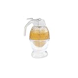 Fox Run Glass Honey And Syrup Dispenser With Warming Base Cl