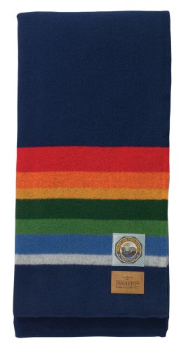 Pendleton National Park Blanket Queen 90x90, Crater Lake Navy