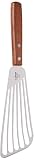 Winco Fish Spatula, Wooden Hdl, 6.5" Blade