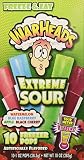 Warheads Extreme Sour Freezer Pops Freeze And Eat 10 Pops Pa