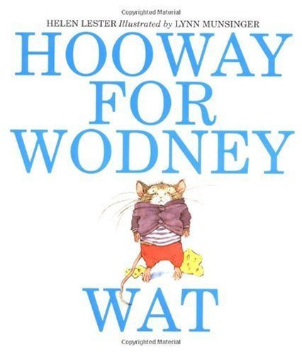 Hooway for Wodney Wat book cover