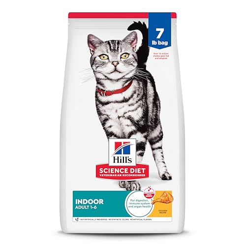 Hill's Science Diet Adult Indoor dry cat food, chicken, 7 lb bag