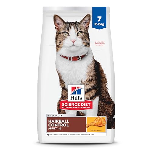 Hill's Science Diet Hairball Control adult dry cat food bag