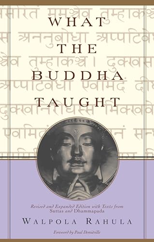 What the Buddha Taught book cover