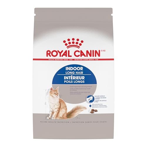 Royal Canin Feline Health Nutrition Indoor Long Hair Adult Dry Cat Food, Bag