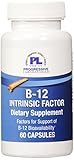 Progressive Labs B-12 Intrinsic Factor Supplement, 60 Count