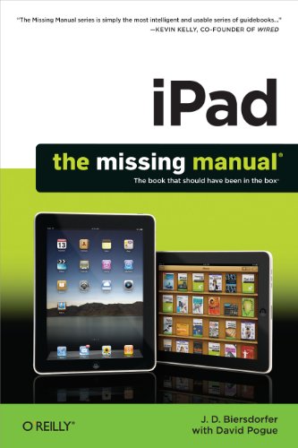 iPad: The Missing Manual book cover