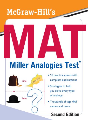 McGraw-Hill's MAT Miller Analogies Test, Second Edition book cover