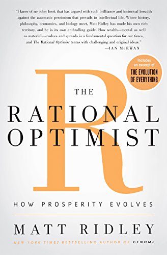 The Rational Optimist: How Prosperity Evolves book cover