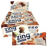 Zing Dark Chocolate Peanut Butter Vegan Protein Bars Gluten