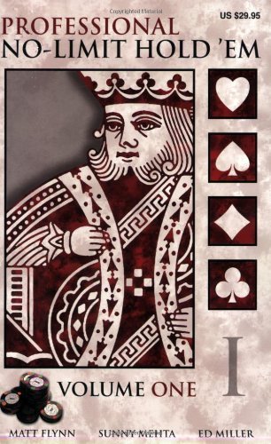 Professional No-Limit Hold 'em: Volume I book cover