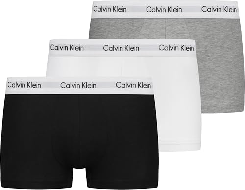 Calvin Klein Uomo Slip Boxer Confezione da 3 Elasticizzati, Multicolore (Shoreline/Cut Circles Shore
