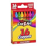 Cra Z Art 16Ct Crayons Back To School Supplies Box Of Crayon