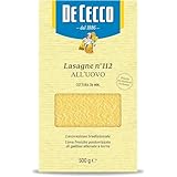 De Cecco Lasagna All'Uovo n.112 500 g Ingredientes de la Lasaña Boloñesa