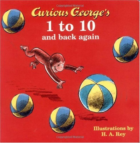 Curious George's 1 to 10 and Back Again book cover