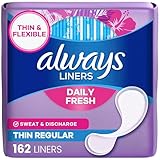 Always Panty Liners For Women Thin No Feel Protection Daily